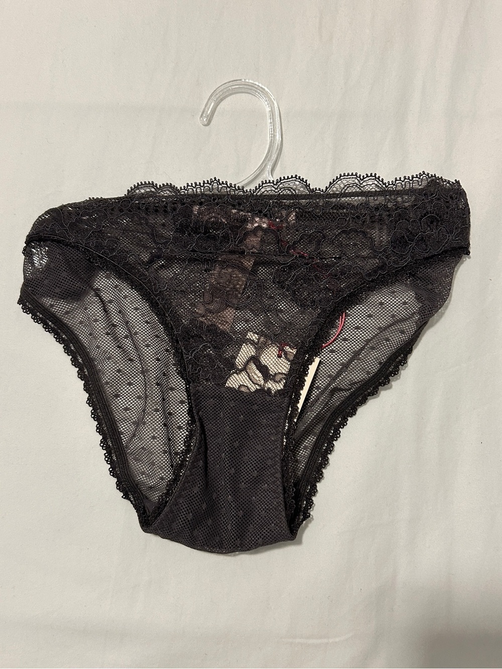 Brand New Stella McCartney Dark Lavender Purple Lace Bikini Underwear Pantie